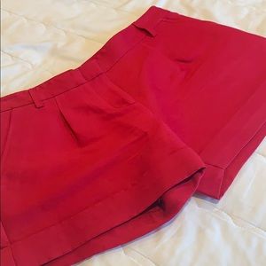 BCBG Red Shorts - Never Worn